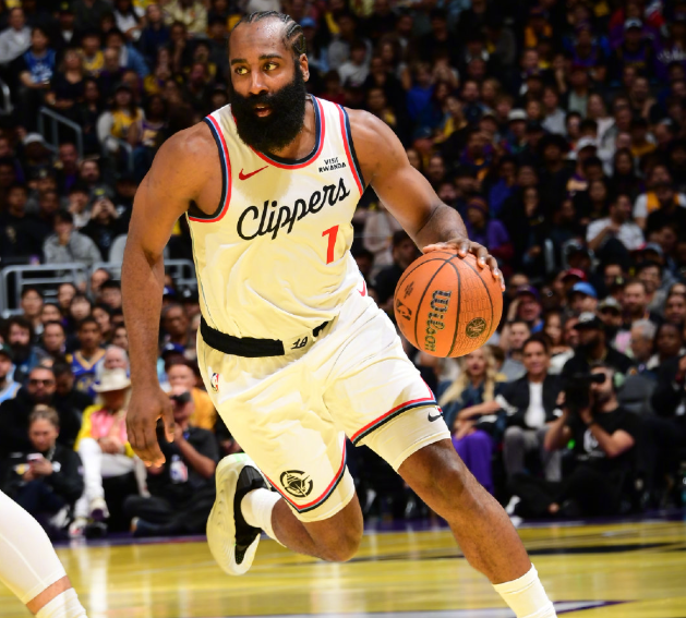 小卡缺阵科林斯空砍23分，哈登24+5+6+6失误，公牛终结快船6连胜